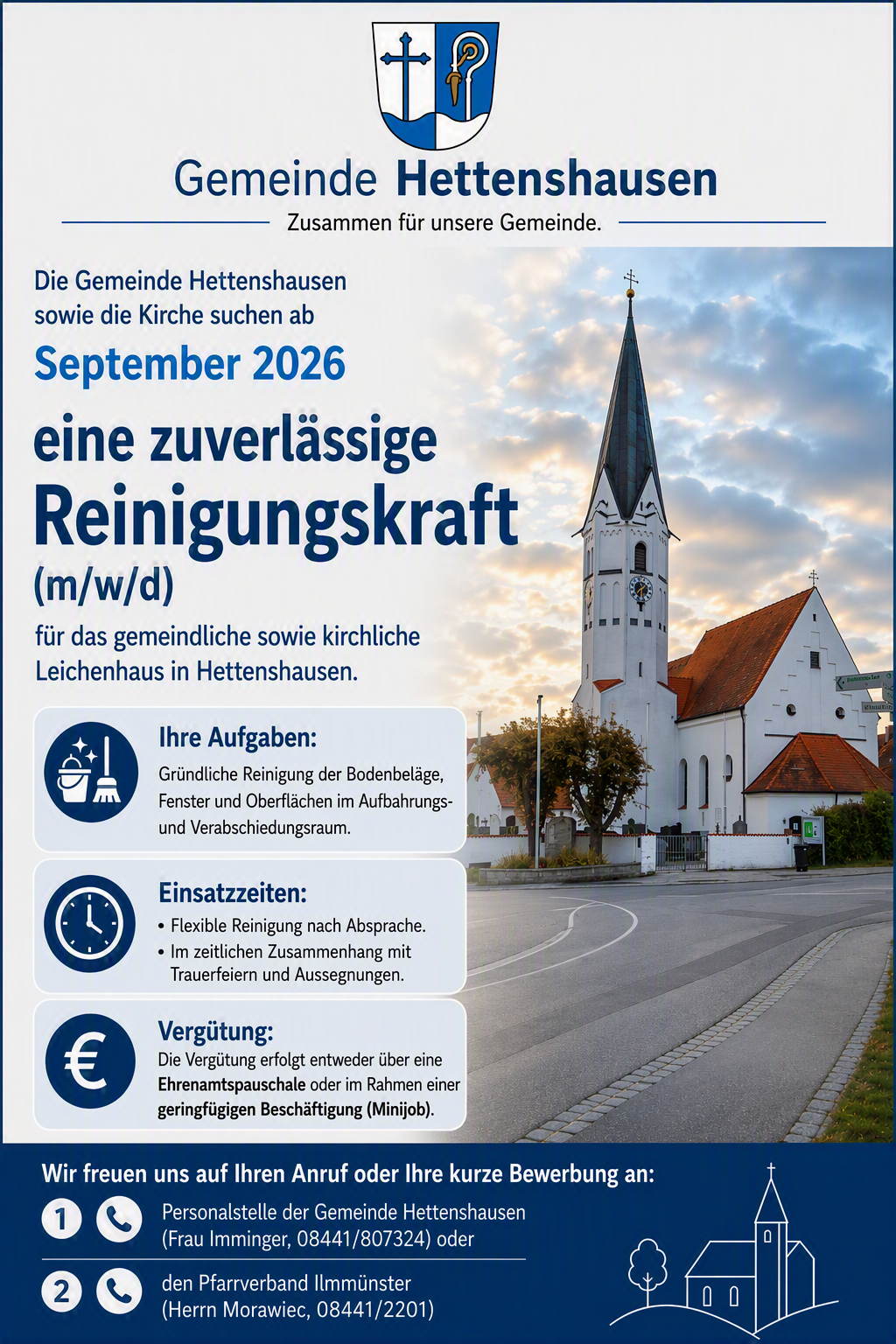 Reinigungskraft Kirche