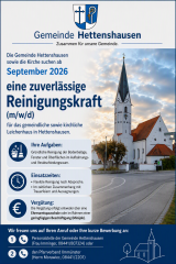 Reinigungskraft Kirche