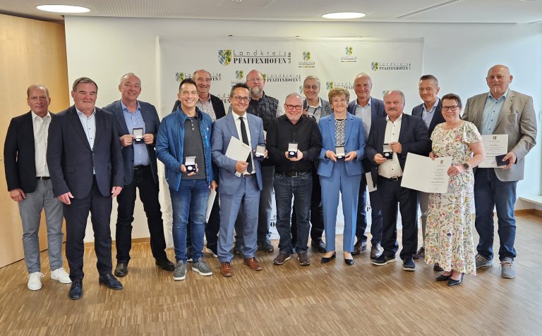 Landkreismedaille Silber
